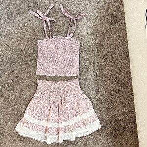 Katie J Girls Matching Skirt Top